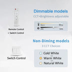 Modern LED Surface Mount Ceiling Light – Ultra-Thin Wooden Lighting Fixture with Remote Control for Living Room, Balcony, and Home Decor