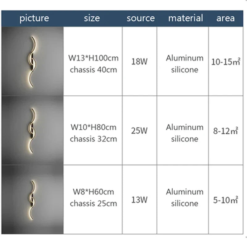 Modern LED Wall Lamp – Smart Remote-Controlled Sconce for Bedroom, Living Room, and Staircase