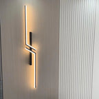 Modern Dimmable LED Wall Light – Remote-Control Minimalist Wall Sconce for Bedroom, Living Room, and TV Background