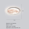 Moon Surface Artistic Modern Ceiling Lamp