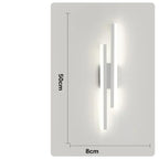 LED Bedroom Wall Lamp Wall Acrylic Lampshade Indoor Lighting for Living Room Corridor Light Fixture 50cm 16W