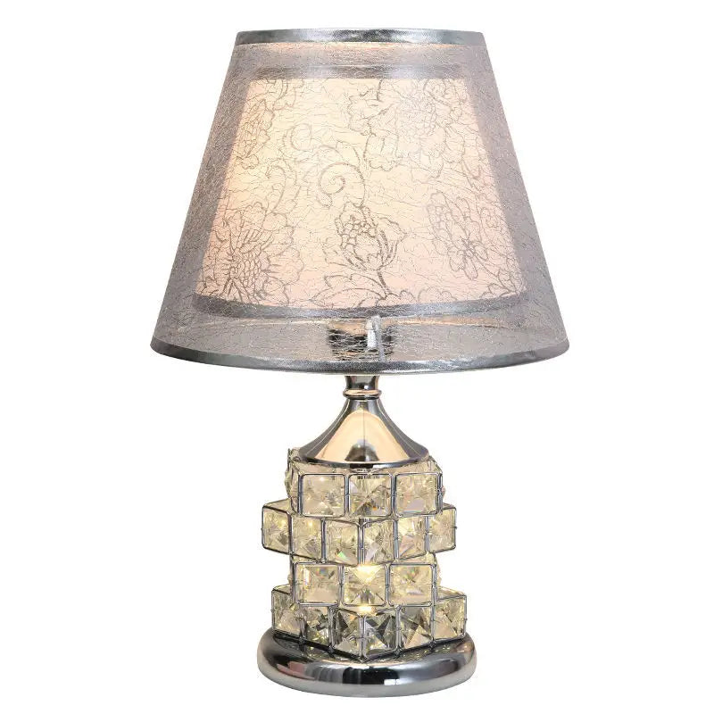 Modern Crystal Table Lamp – European Style Luxury Lamp for Wedding Gift Ideas, Sweet Bedrooms, and Home Decor