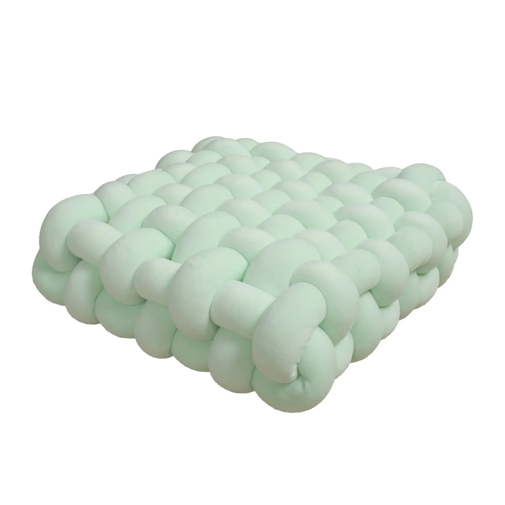 Chunky Woven Knot Cushion | Vinantica