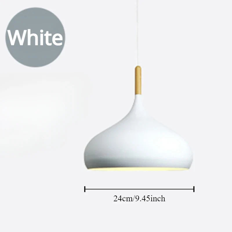 Modern Macaron Pendant Lamp – Colorful LED Chandelier for Bedroom, Restaurant, Office & Living Room – Adjustable Aluminum Hanging Light