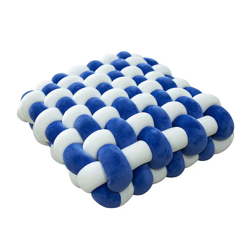 Chunky Woven Knot Cushion | Vinantica