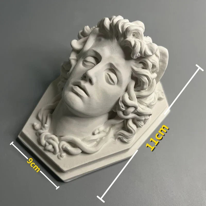 Nordic INS Style Character Plaster Statue DIY Painted Sketch Photography Props Table Decorations Home Art Plaster Decoration