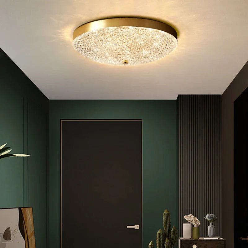 Modern Gold LED Hanging Ceiling Chandelier Lights - Elegant Indoor Lighting Fixtures for Living Spaces