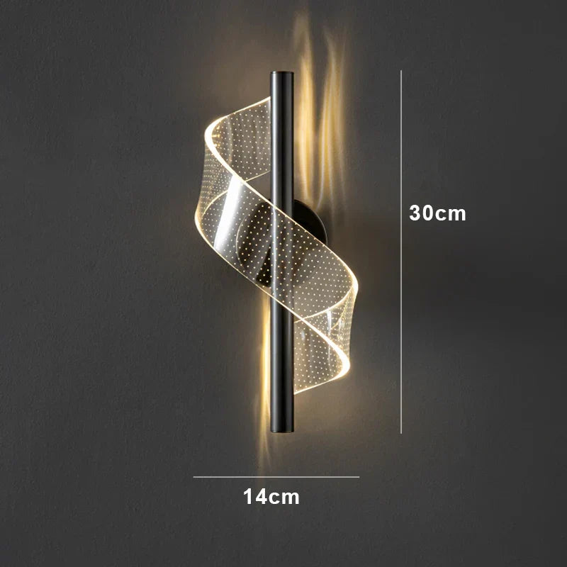 Nordic LED Pendant Light – Modern Hanging Lamp for Living Room, Bedroom, Dining Table, and Aisle – Gold Acrylic Shade, Indoor Home Decoration