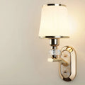 Modern LED Wall Lamp with Glass Lampshade | Wall Sconces