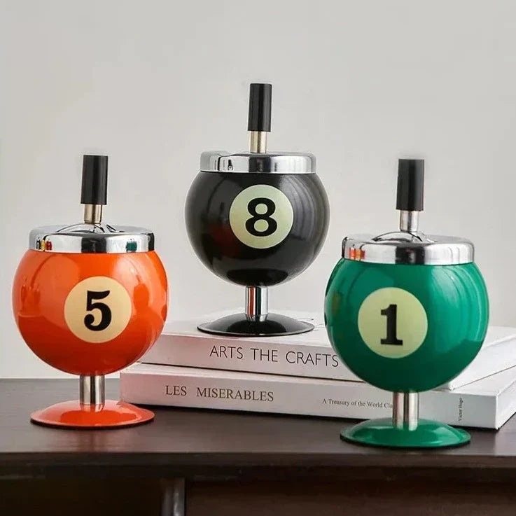 Metal Billiard Ashtray