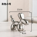 Nordic Ceramic Balloon Dog Sculpture Gold Animal Decorations Statue Living Room Ornaments Creative Desktop Ornament Home Decor