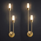 Modern Gold LED Wall Light – Nordic Sconce for Living Room, Bedroom, Kitchen, and Hallway Décor