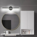Vinantica | LED Wall Light LineaLux | Black & Gold | 40/60/80 cm | Warm, Cold & Three-Color Light | Modern Mirror & Wall Lighting