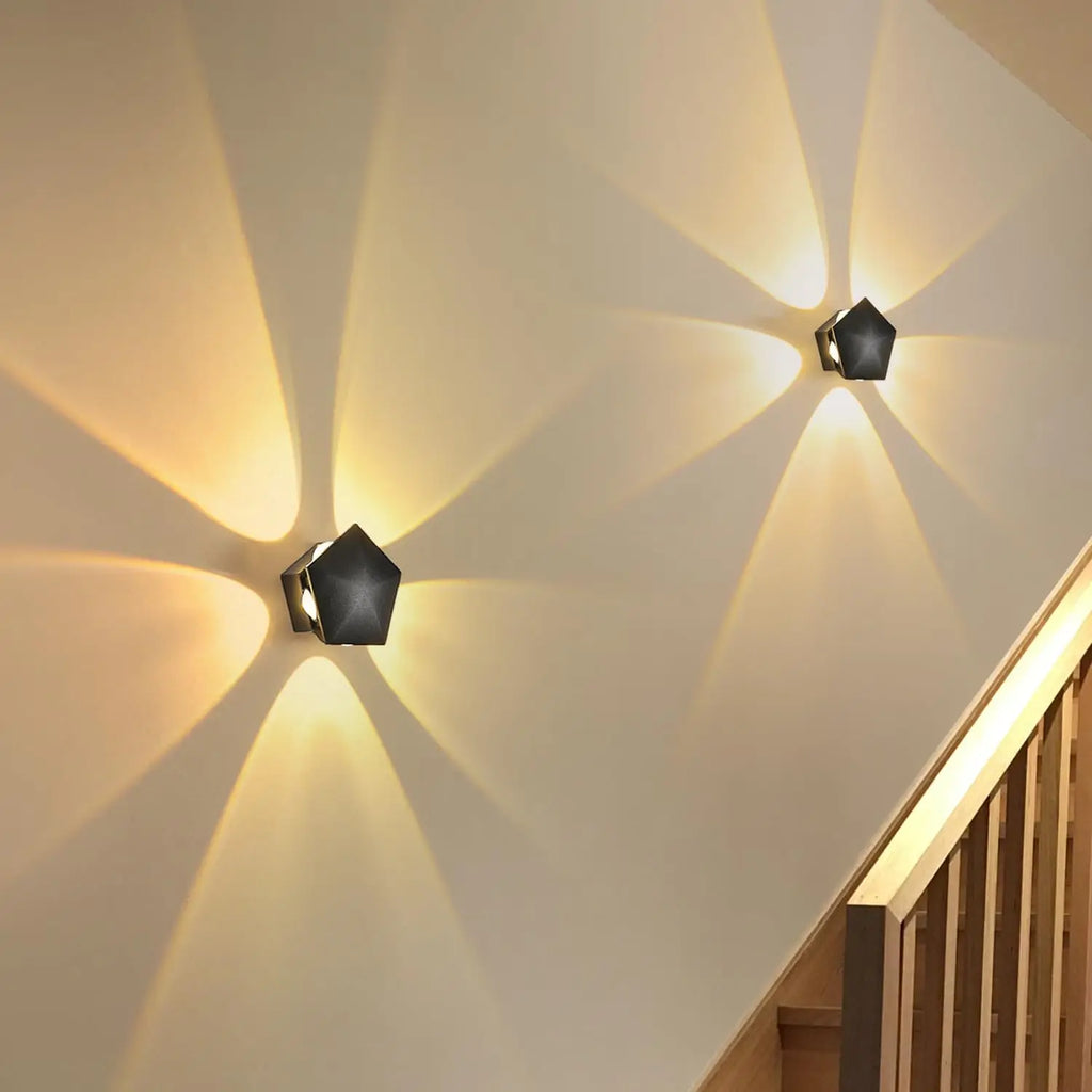 Black Prism Ambient Minimal Wall Lamp