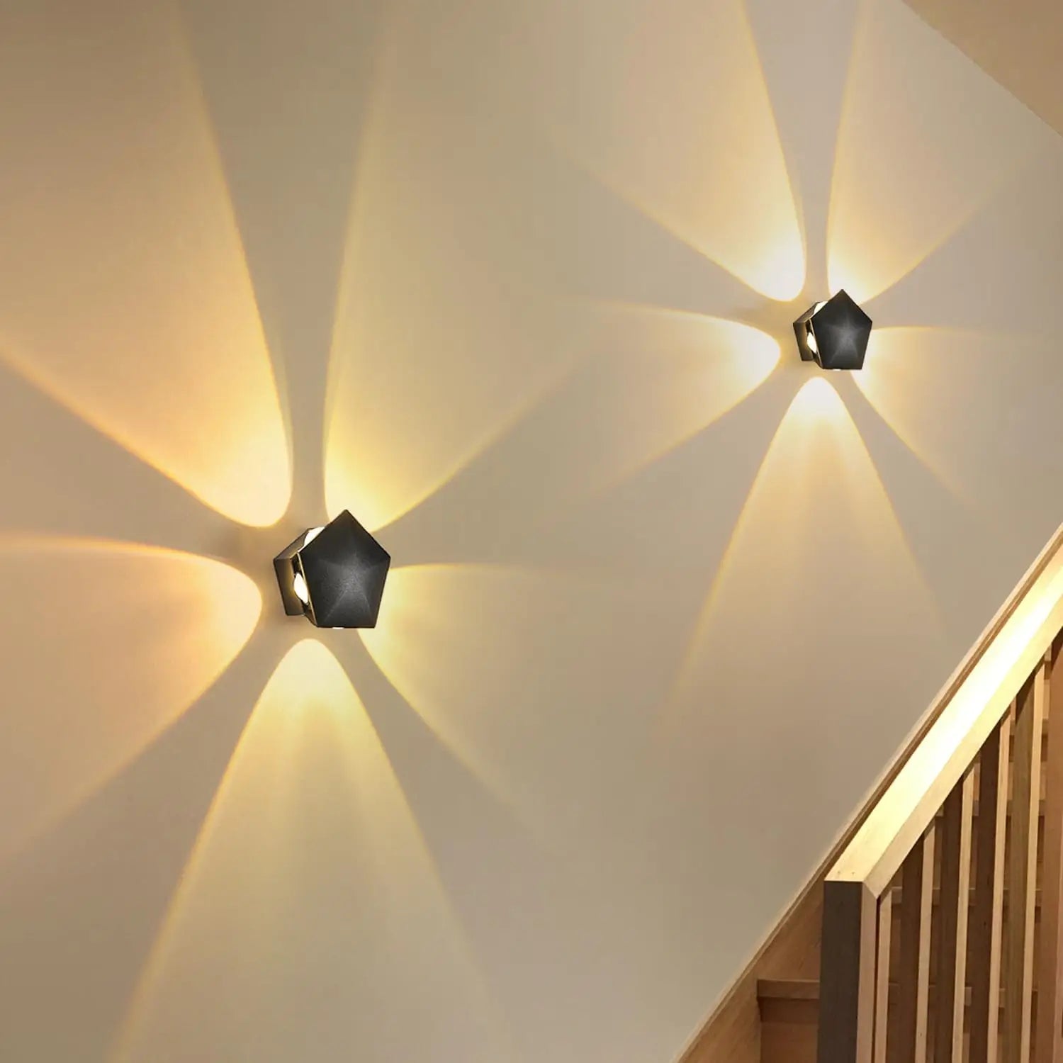 Black Prism Ambient Minimal Wall Lamp