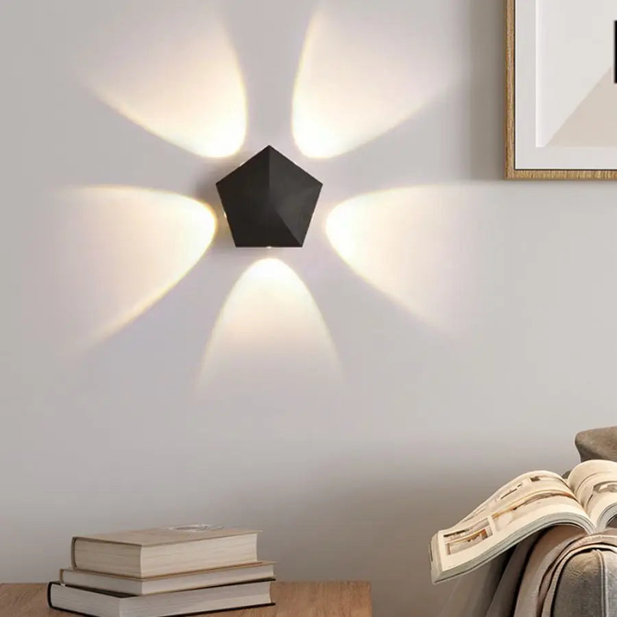 Black Prism Ambient Minimal Wall Lamp