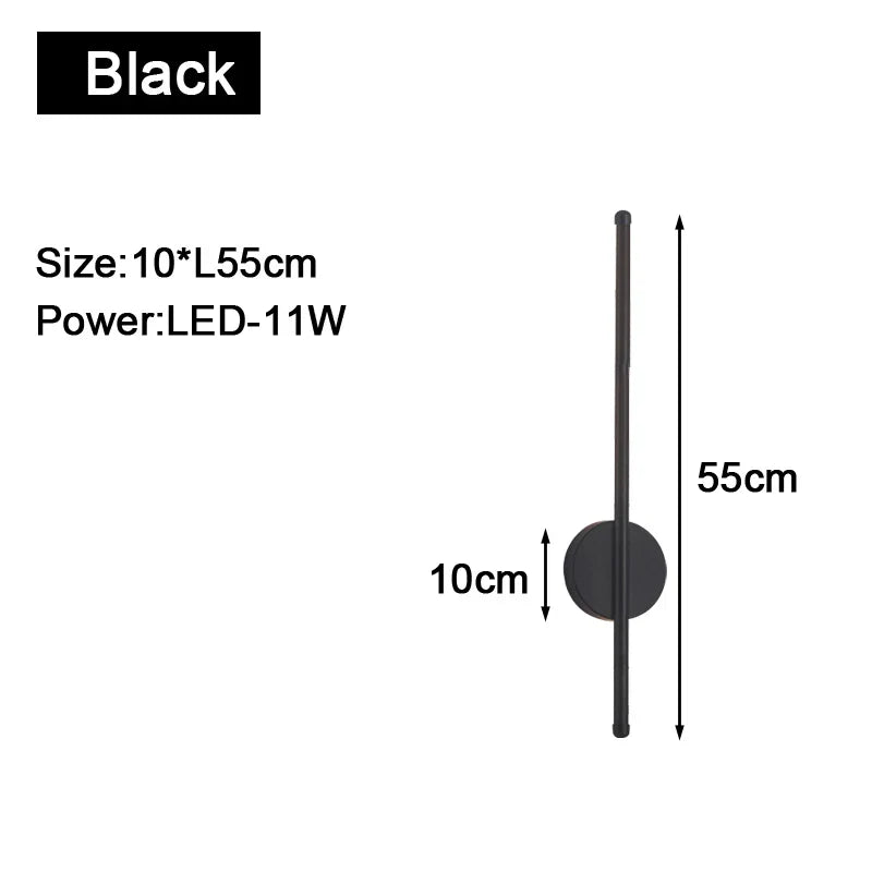 Gold Black Indoor LED Wall Lights: Stylish Illumination for Your Space