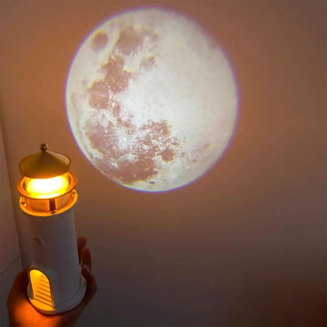 Moon Harbor Lighthouse Night Lamp
