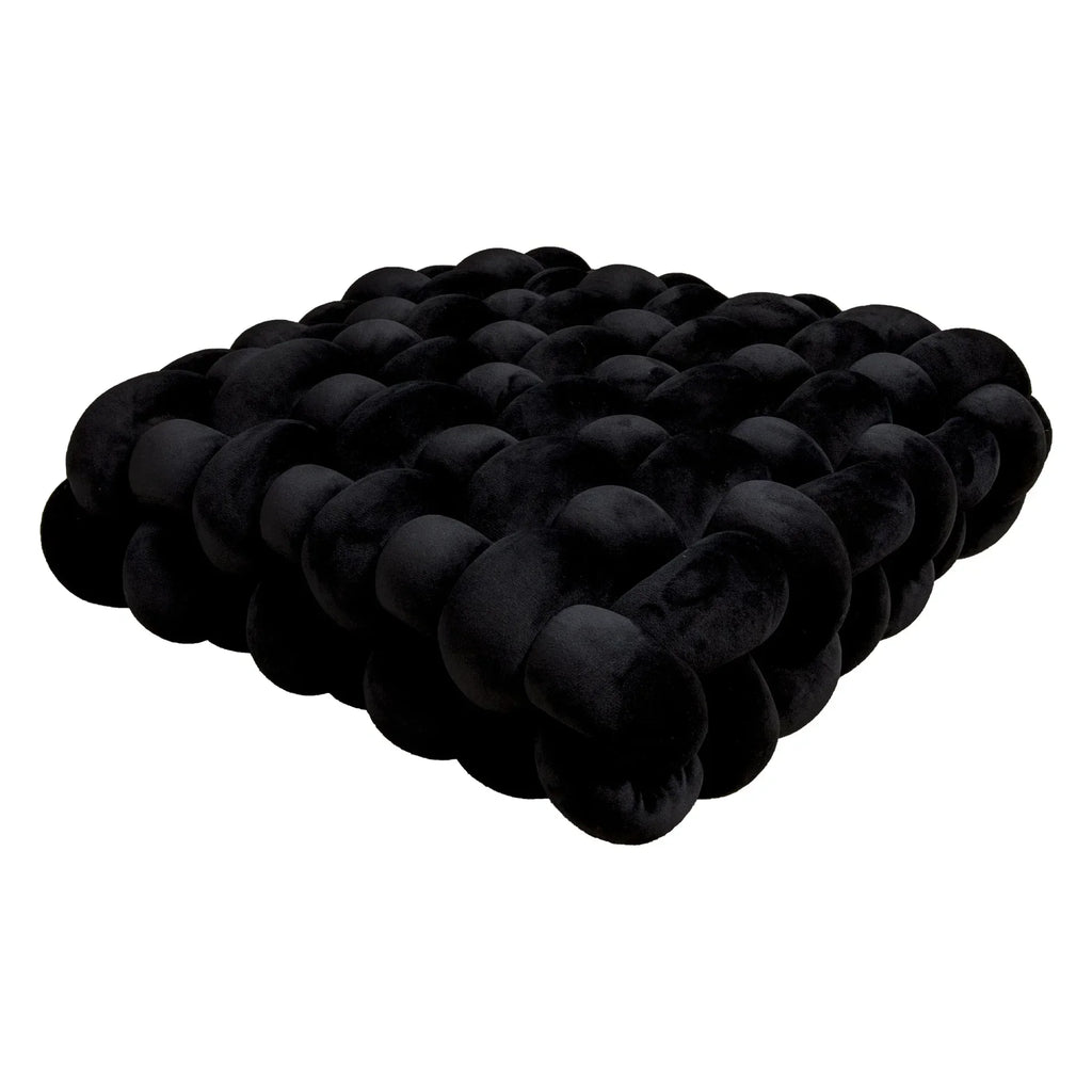 Chunky Woven Knot Cushion | Vinantica