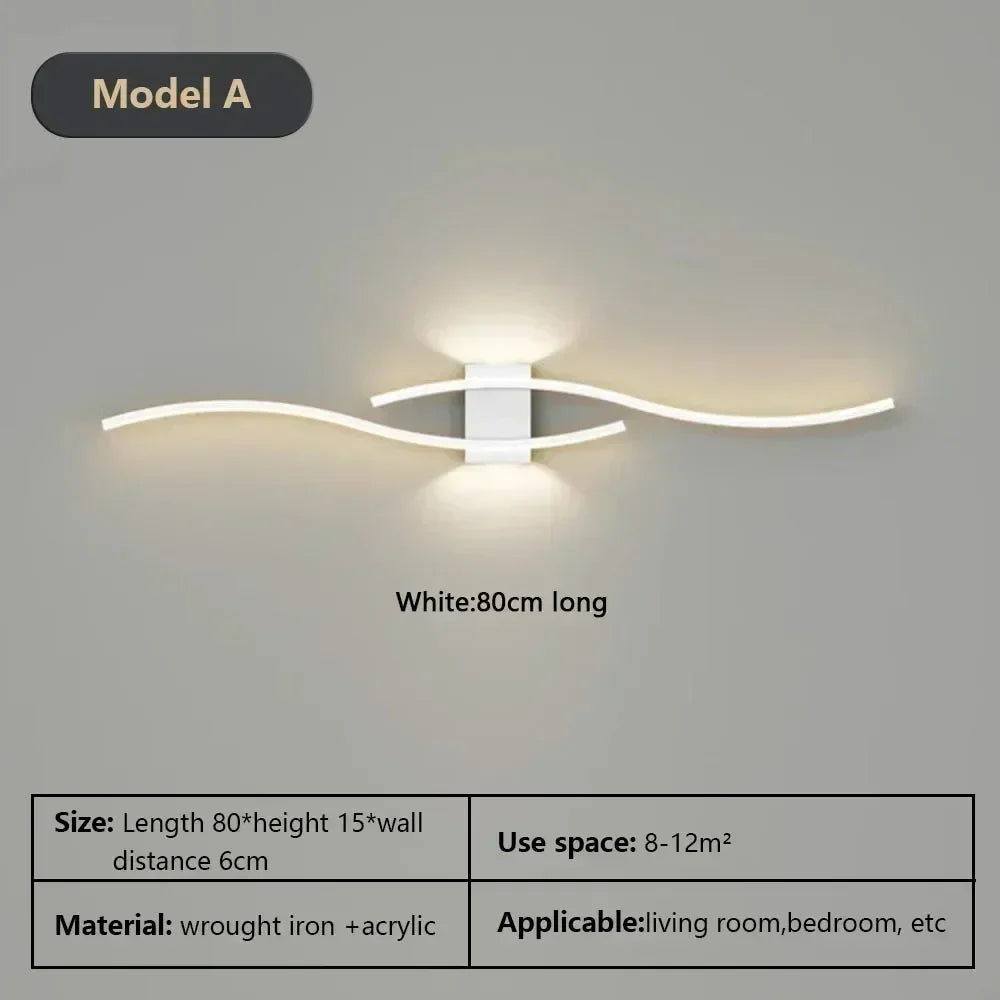 Modern LED Wall Lamp – Wall Sconce Light for Living Room, Bedroom, and Aisle – Stylish Indoor Home Lighting Fixture