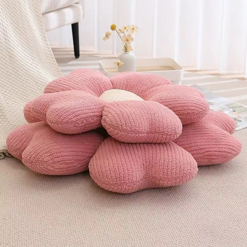 Soft Clover Flower Decorative Pillow
