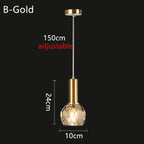 LED Nordic Modern Small Chandelier G9 AC90-260V Bedroom Bedside Chandelier Dining Room Living Room Bar Creative Crystal Light