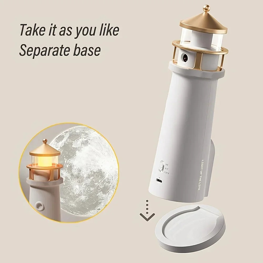 Moon Harbor Lighthouse Night Lamp