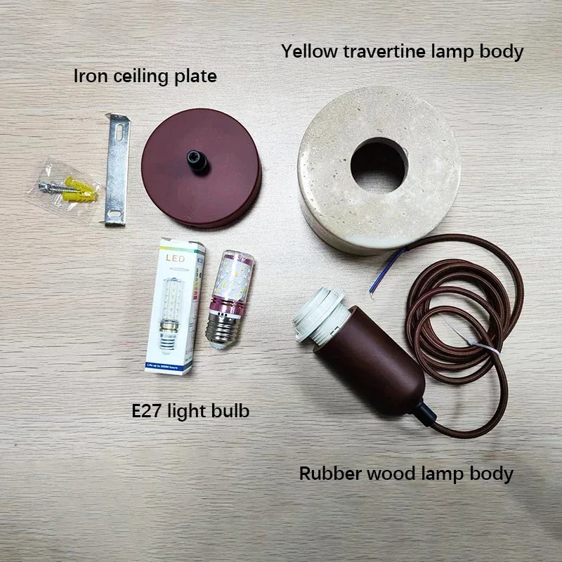 Modern LED Pendant Lamp – Nordic Hanging Light for Bedroom, Living Room, and Hotel with E27 Bulb