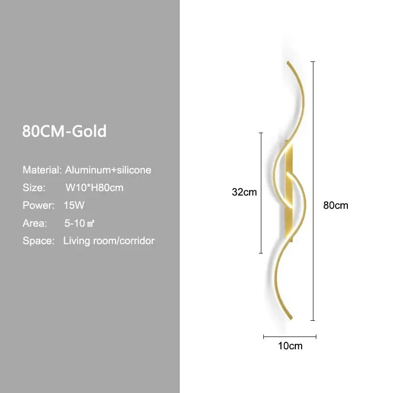 Modern LED Wall Lights – Up & Down Wall Lamps for Bedroom, Corridor, and Interior Home Lighting
