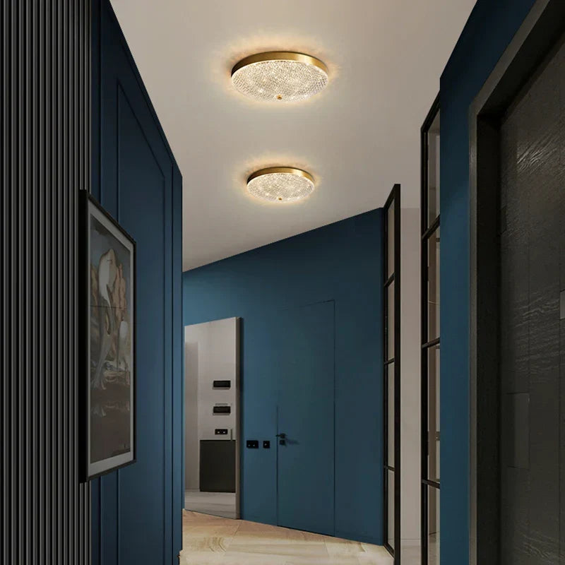 Modern Gold LED Ceiling Chandelier – Hanging Light for Living Room, Balcony, Bedroom, and Indoor Decor
