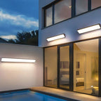 Long Strip LED Outdoor Wall Lamps - Waterproof Aluminum Lights for Porch, Garden, Corridor
