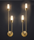 Modern Gold LED Wall Light – Nordic Sconce for Living Room, Bedroom, Kitchen, and Hallway Décor