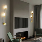 Modern Gold LED Wall Light – Nordic Sconce for Living Room, Bedroom, Kitchen, and Hallway Décor