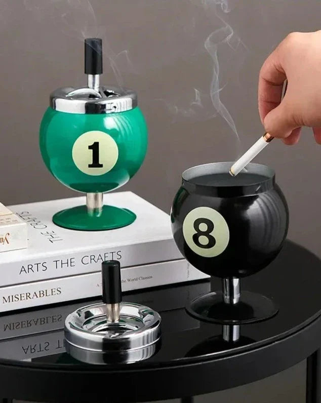 Metal Billiard Ashtray