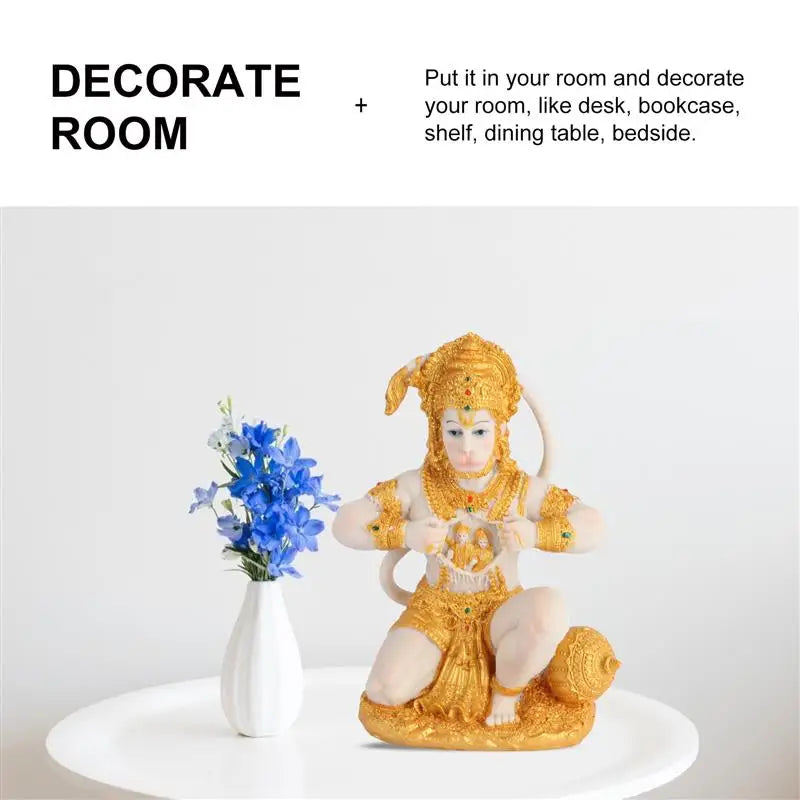 1 Piece Hanuman Buddha Monkey God Figurine Southeast Asian Style Home Sculpture Lord Hanuman Statue Buddha Figur Ornament