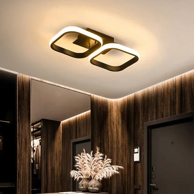 Modern LED Ceiling Light Chandelier – Stylish Multi-Head Ring Light for Bedroom, Living Room, Hallway, Dining Room & Indoor Spaces