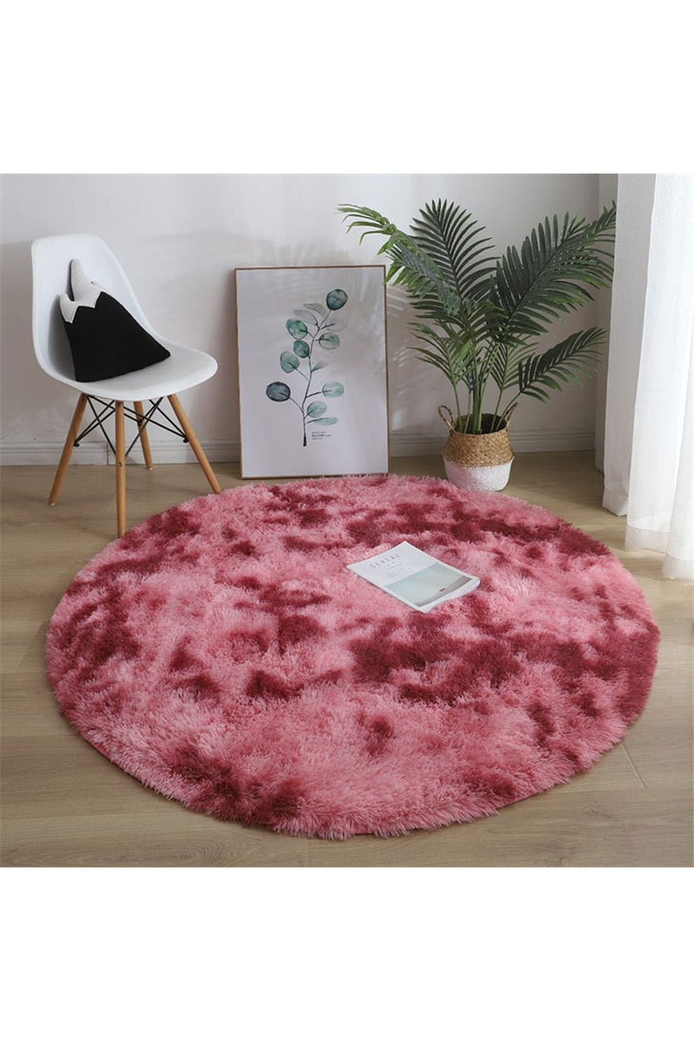 Fluffy Round Rug