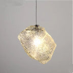 Nordic Glass Pendant Chandelier – Contemporary LED Light Fixture for Dining Table, Bar, and Entryway