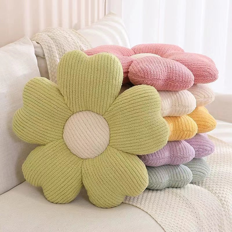 Soft Clover Flower Decorative Pillow