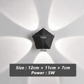 Black Prism Ambient Minimal Wall Lamp