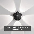 Black Prism Ambient Minimal Wall Lamp