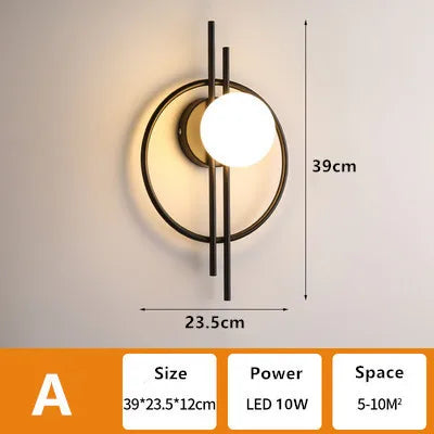 Light Luxury Modern Wall Lamp for Living Room and Bedroom