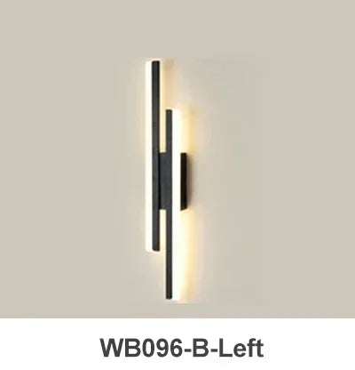 Modern LED Wall Lamp with Copper Line Pipe and Acrylic Lampshade