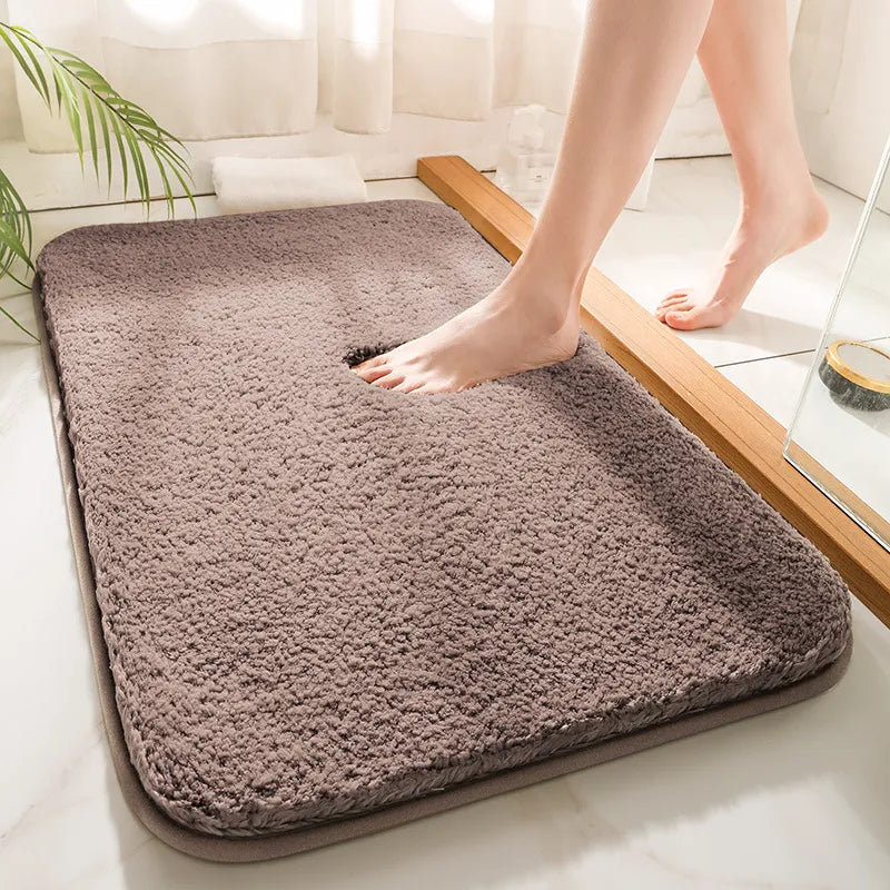 SoftStep Luxe Bath Mat – Extra Thick Microfiber Mat with Non-Slip and High Absorption