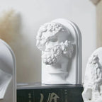 Nordic INS Style Character Plaster Statue DIY Painted Sketch Photography Props Table Decorations Home Art Plaster Decoration