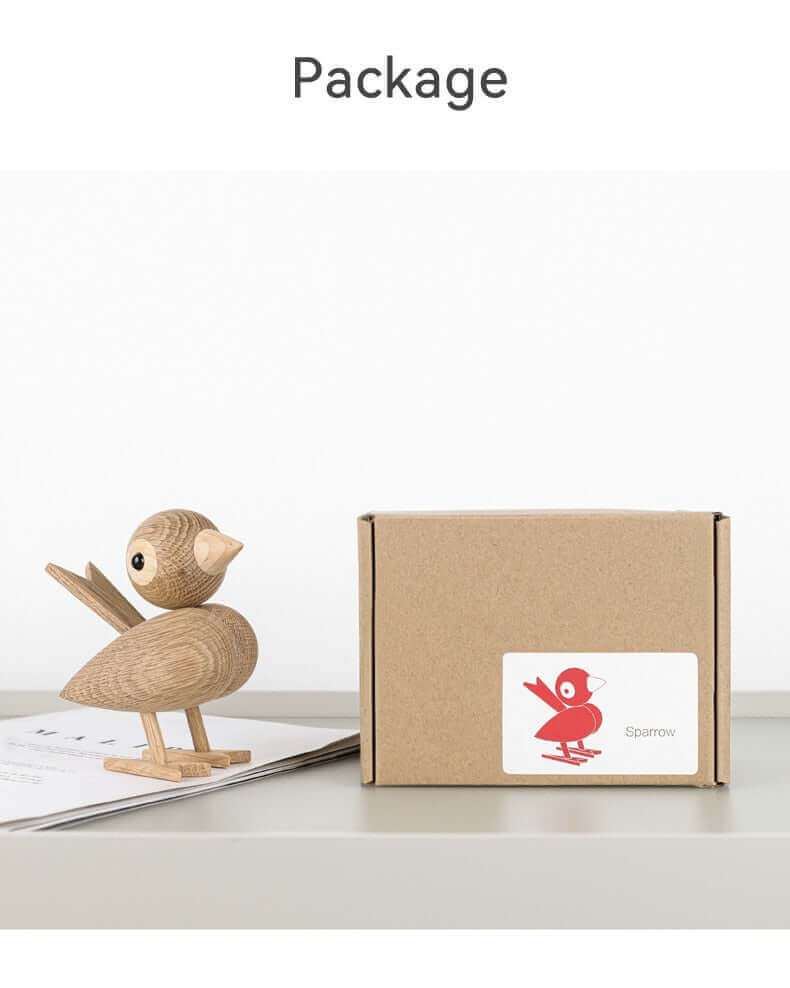 A little bird told me, Nordic wooden ornament