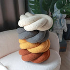 Nordic Cotton Boucle Knot Pillow | Vinantica