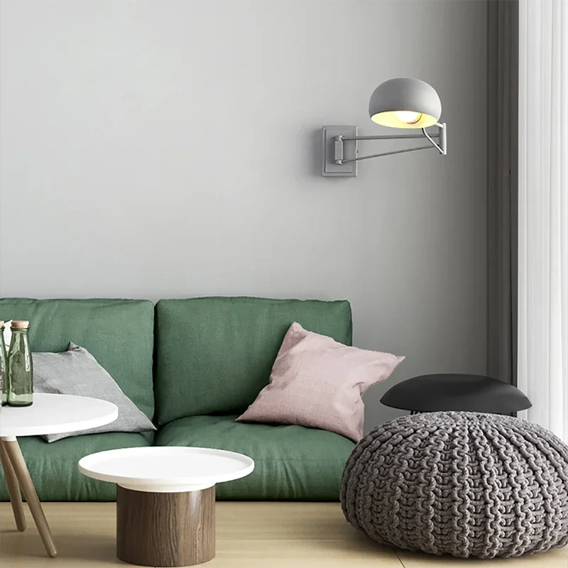 Modern Foldable LED Wall Lamp – Retractable Eye-Protective Wall Light for Bedroom, Study, Living Room, and Bathroom