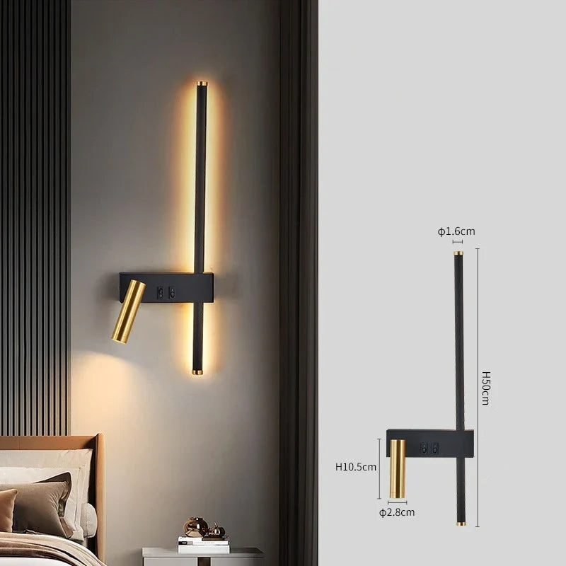 Modern LED Wall Lamp - Nordic Style for Creative Home Decor
