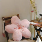 Floral pillow paradise with pink accent